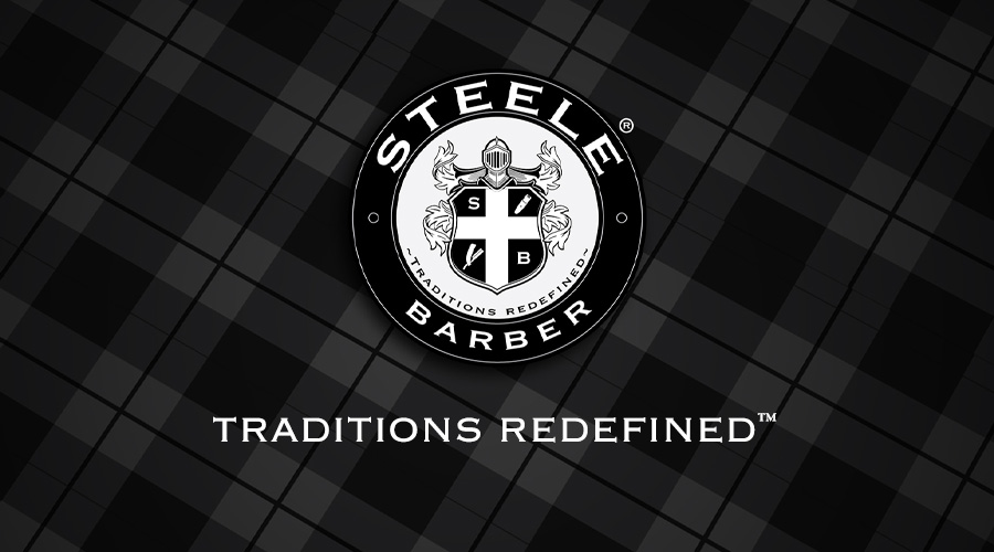 steele barber logo